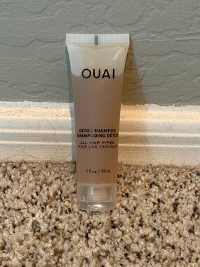 New & Sealed | OUAI | Detox Shampoo Travel | Size: 1 oz / 30 ml